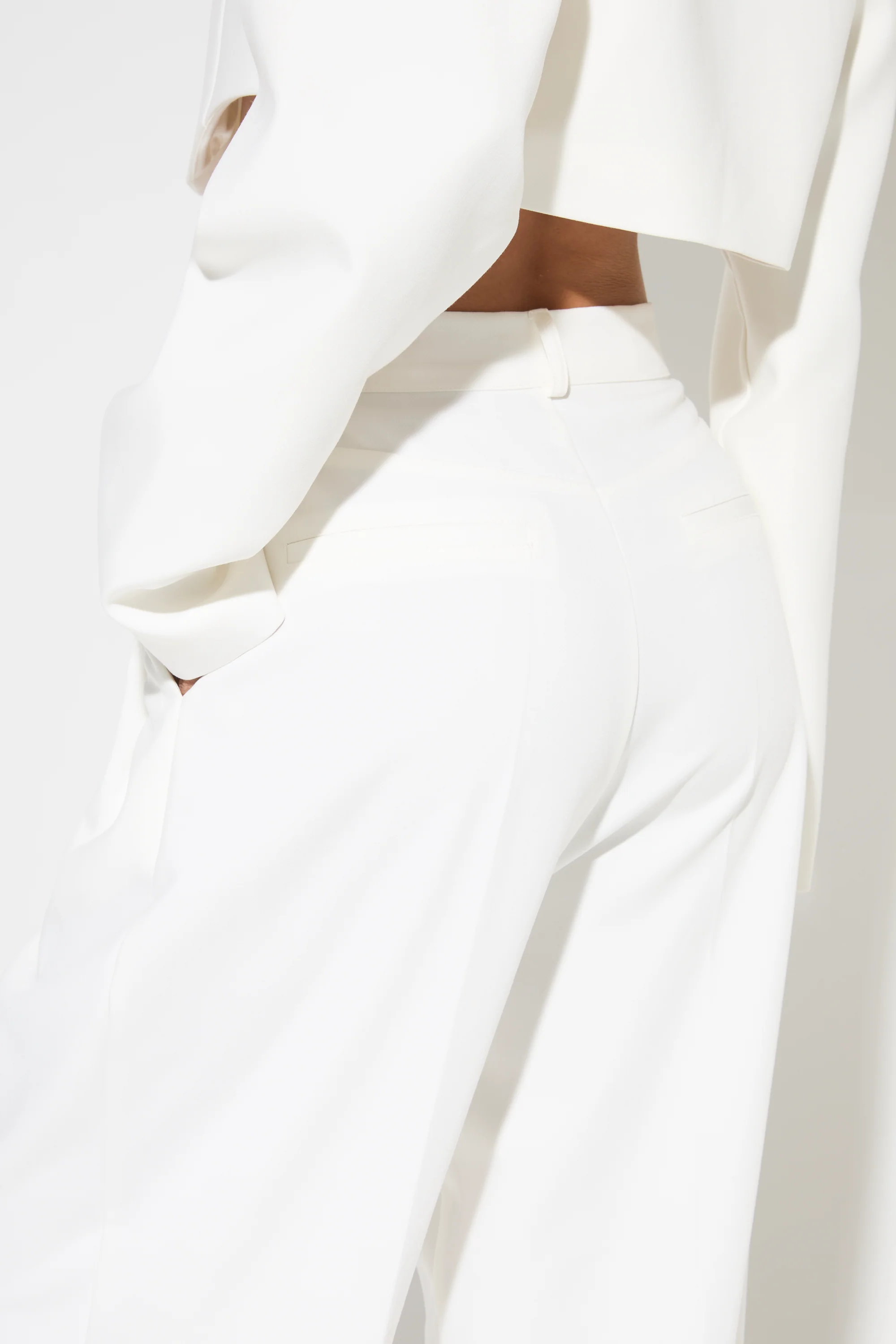 MARCI White Tailored Trousers - Image 5
